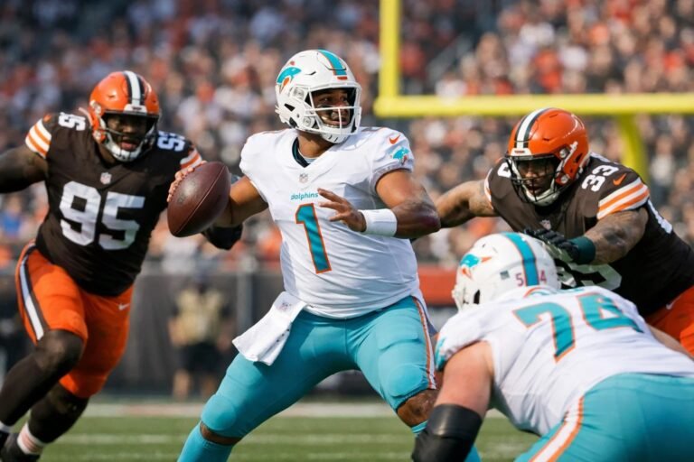 Miami Dolphins vs Cleveland Browns Match Player Stats Breakdown