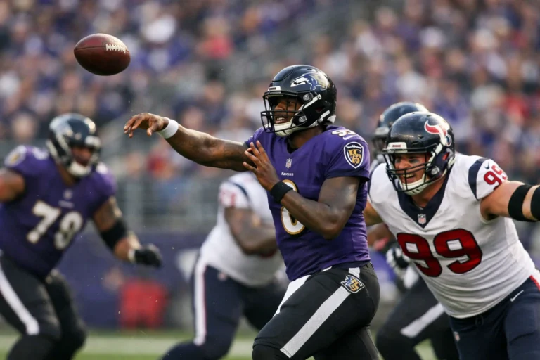 Baltimore Ravens vs Texans Match Player Stats & Highlights