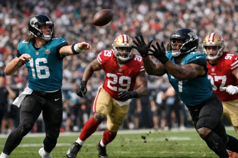 Jacksonville Jaguars vs 49ers Match Player Stats 2026