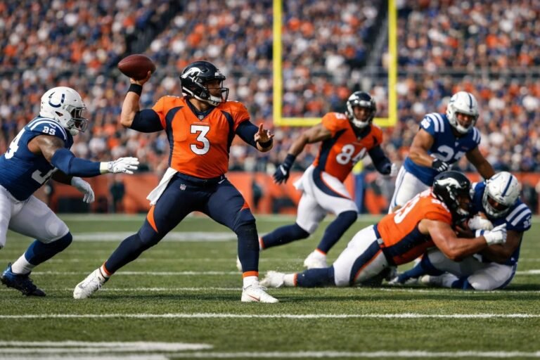 Denver Broncos vs Indianapolis Colts Match Player Stats Breakdown