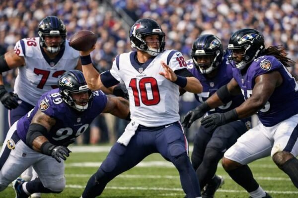Texans vs Baltimore Ravens Match Player Stats 2026 Update