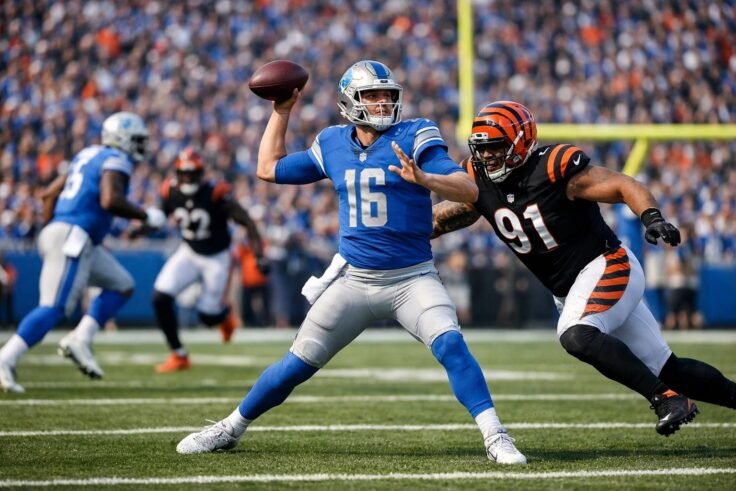 Detroit Lions vs Bengals Match Player Stats Breakdown