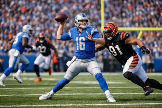 Detroit Lions vs Bengals Match Player Stats Breakdown