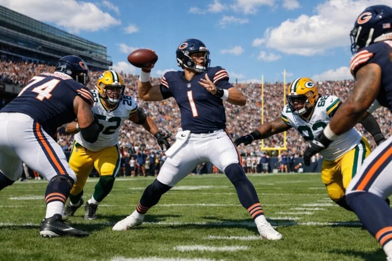 Chicago Bears vs Green Bay Packers Match Player Stats 2026